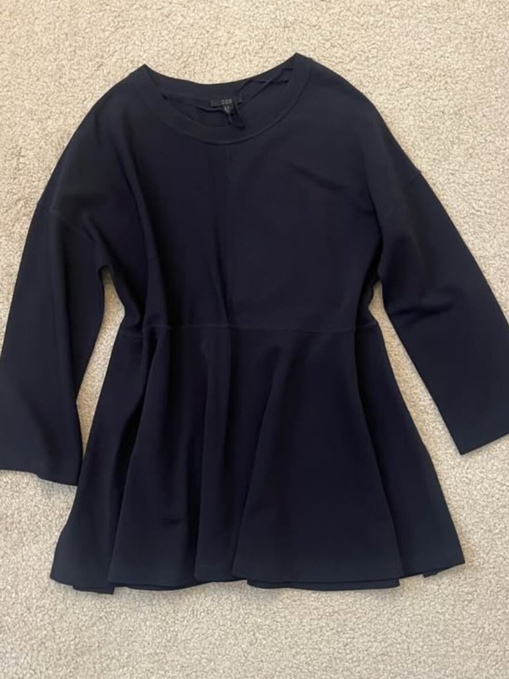 COS Navy Short Trimmed Dress (XS)